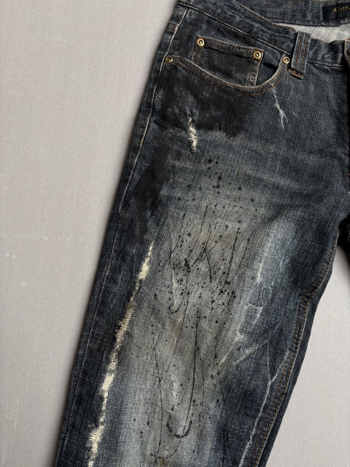 Japanese Brand Ant ful lace up flare jeans Size US 30 / EU 46 - 3 Thumbnail