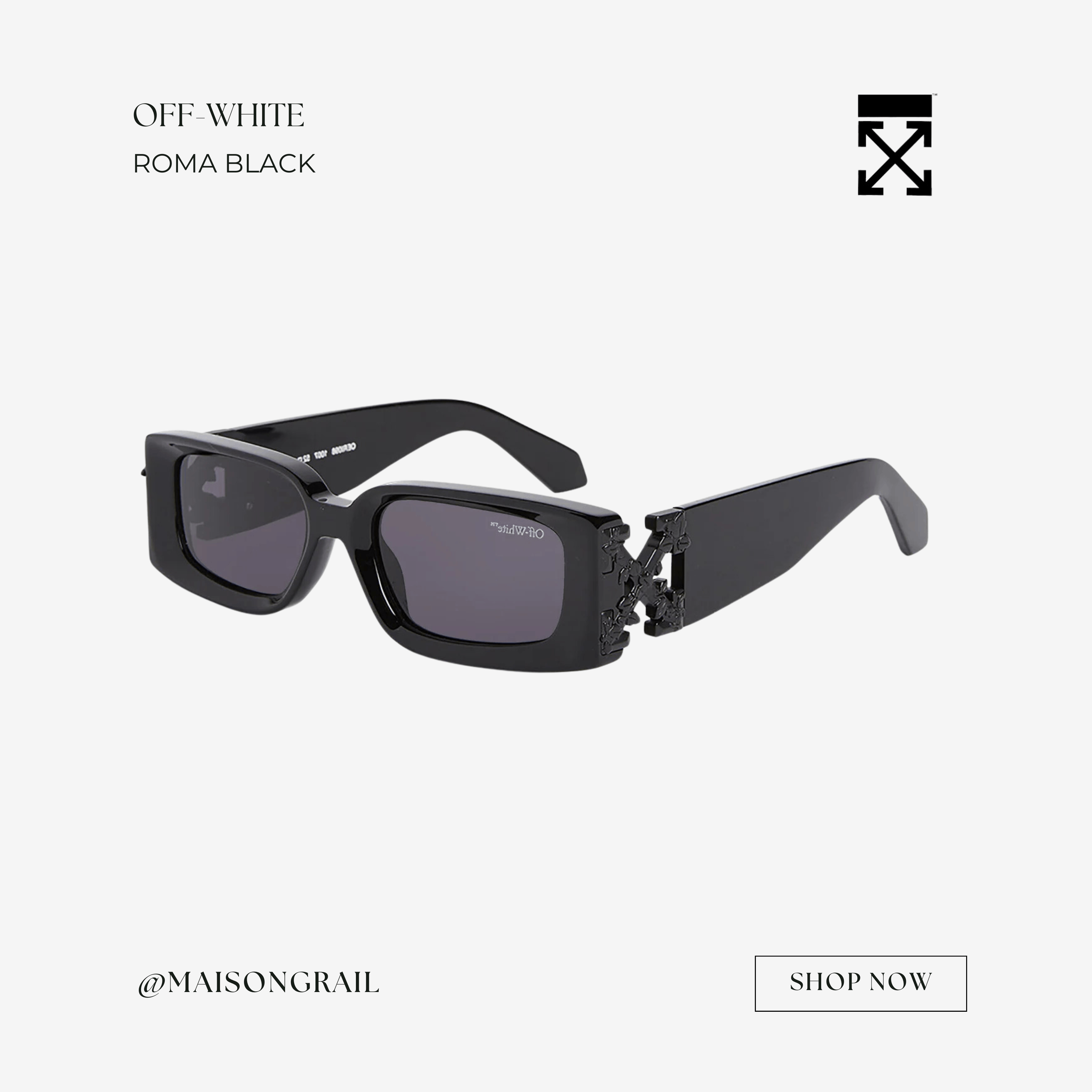 Off-White OFF WHITE ROMA SUNGLASSES Size ONE SIZE - 1 Thumbnail