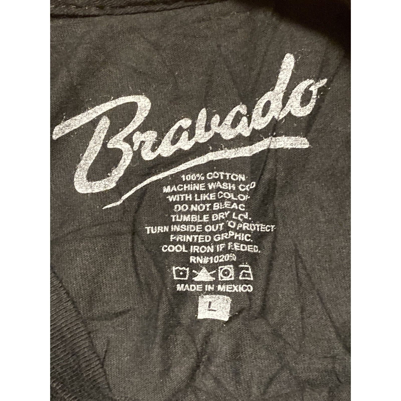 Bravado Red Hot Chili Peppers Black Tee Bravado RHCP Band tee Size L Size US L / EU 52-54 / 3 - 3 Thumbnail