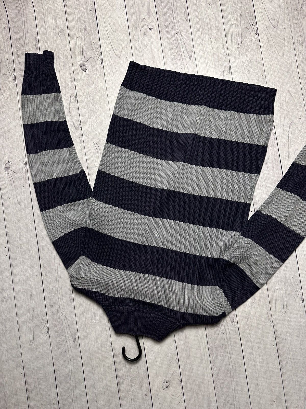 Polo Ralph Lauren × Vintage Vintage sweater polo Ralph Lauren zip 1/4 striped size Xs/S Size US S / EU 44-46 / 1 - 5 Thumbnail