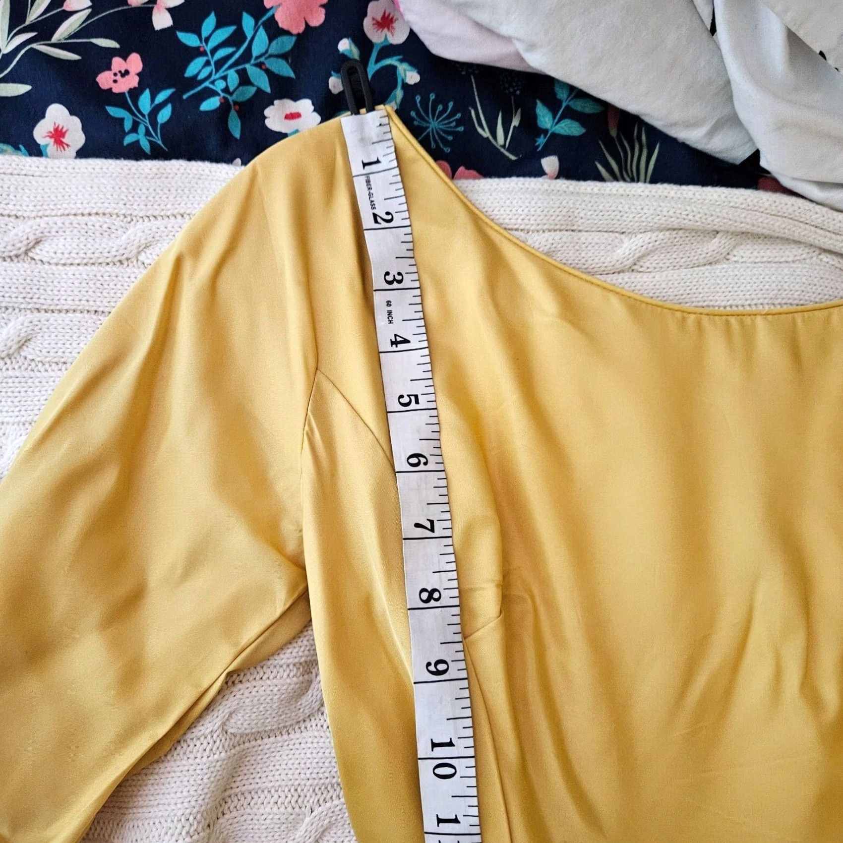 Vintage VTG Deb Group Lorrie 1950's Gold Fit & Flare Prom Party Cocktail Dress Sz 11 Women Size L / US 10 / IT 46 - 6 Thumbnail
