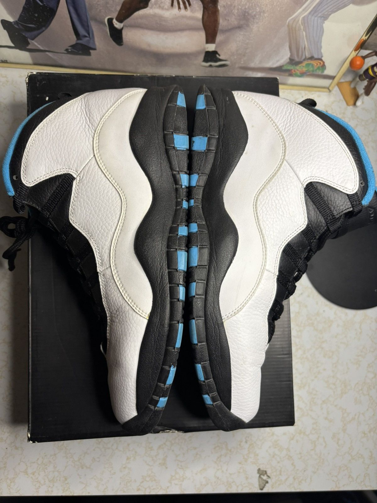 Jordan Brand Jordan Retro 10 ‘powder blue’ Size US 12 / EU 45 - 4 Thumbnail