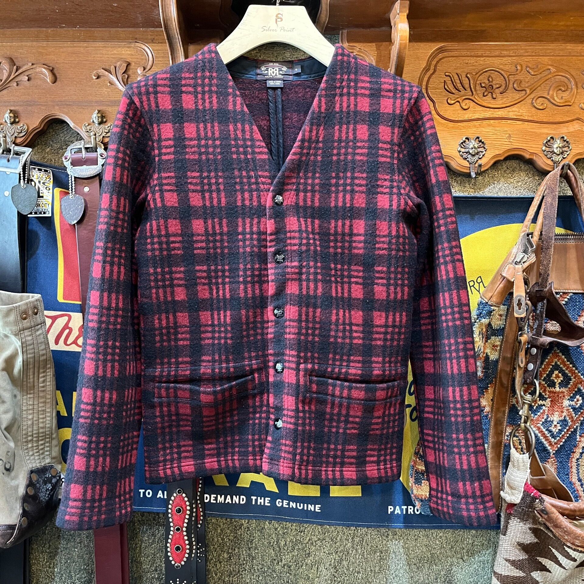 RRL Ralph Lauren RRL Collarless Wool Coat Size US S / EU 44-46 / 1 - 1 Thumbnail