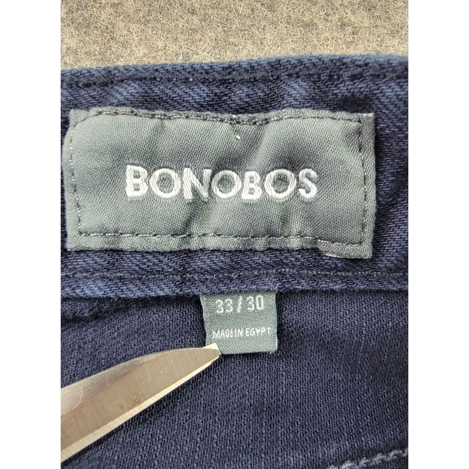 Bonobos Bonobos Jeans Mens 33x30 98 Cotton Spandex Blue Athletic Stretch Straight Leg 5-Pocket Design Regular Vintage: No Size US 33 - 5 Thumbnail