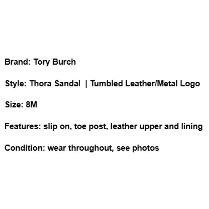 Tory Burch Tory Burch Thora Sandal Flip Flop Thong Snake Quiet Luxury Size US 8 / IT 38 - 9 Thumbnail