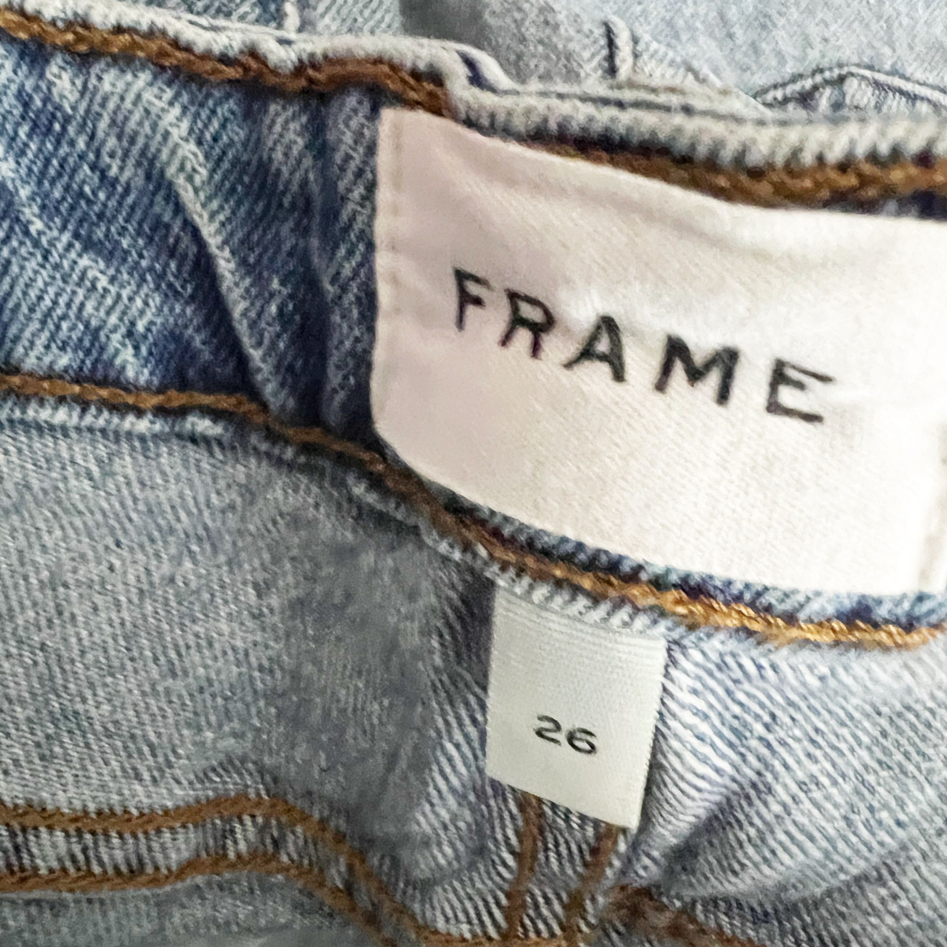 Frame Frame Denim Le Grand Garcon Cotton Size 26" / US 2 / IT 38 - 2 Thumbnail