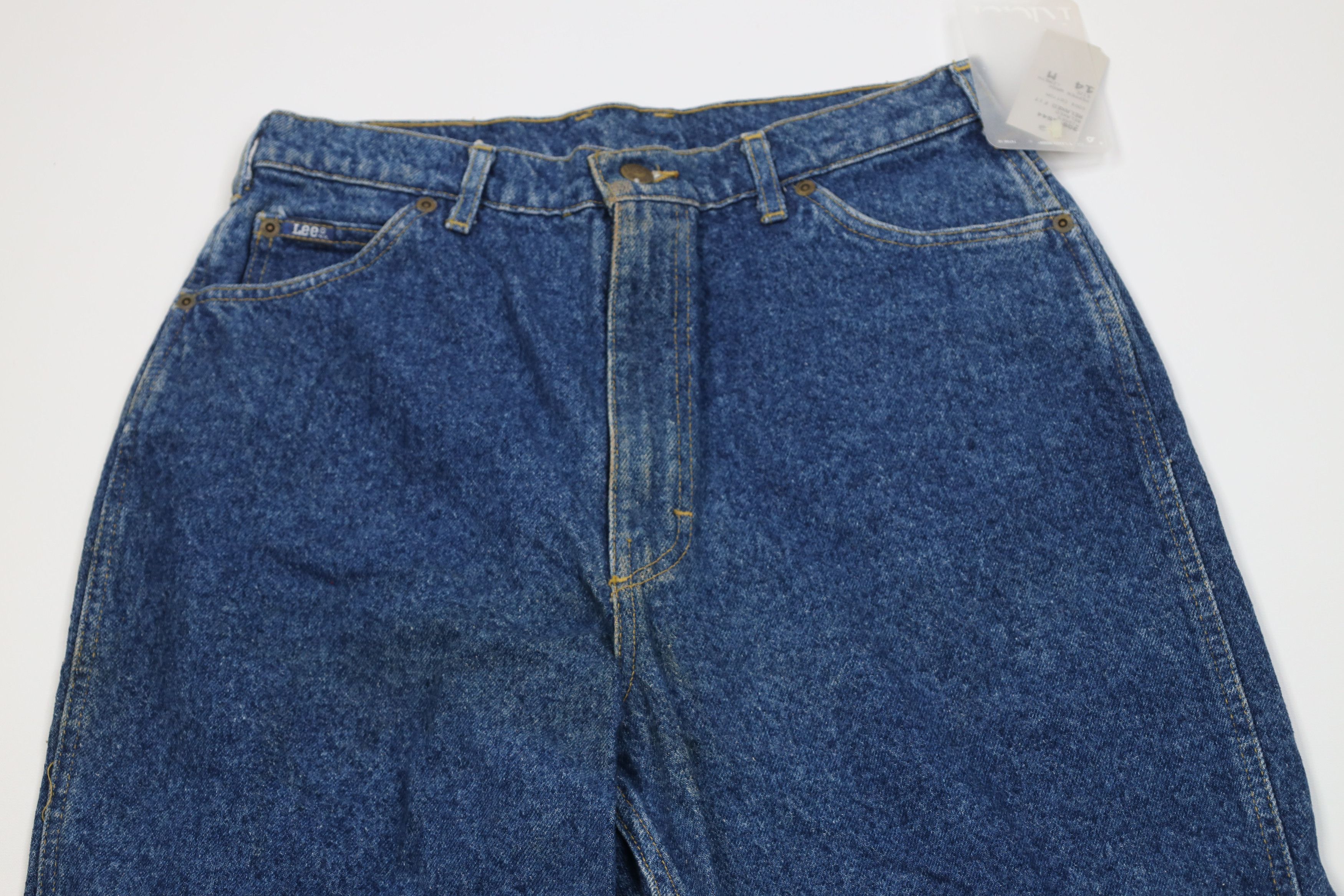 Lee Deadstock Vintage 90s Lee Denim Jeans Blue Pepper Wash USA Size 36" / US 14 / IT 50 - 2 Thumbnail