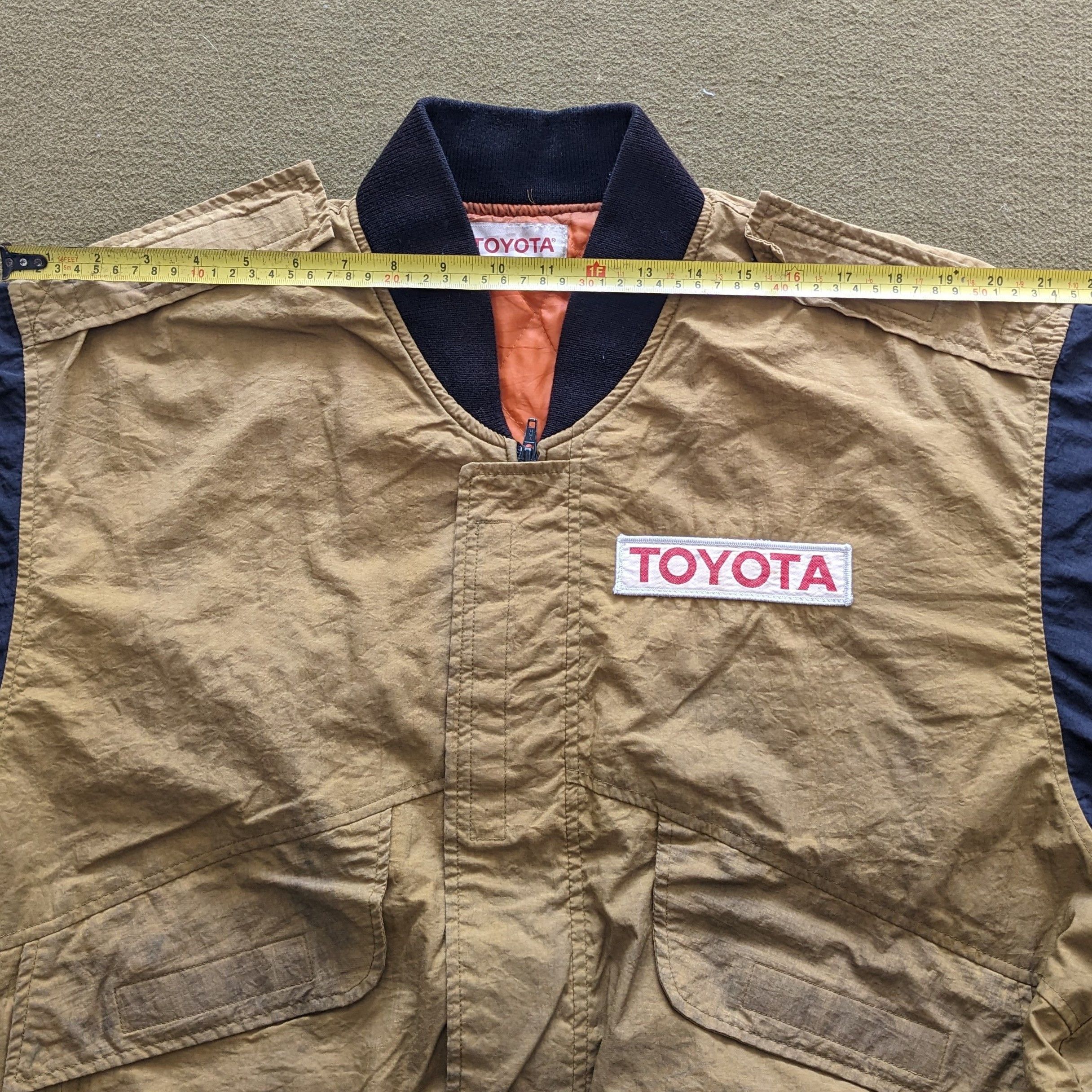 Japanese Brand Vintage TOYOTA Racing Motorsports Bomber Jacket Size US M / EU 48-50 / 2 - 7 Thumbnail
