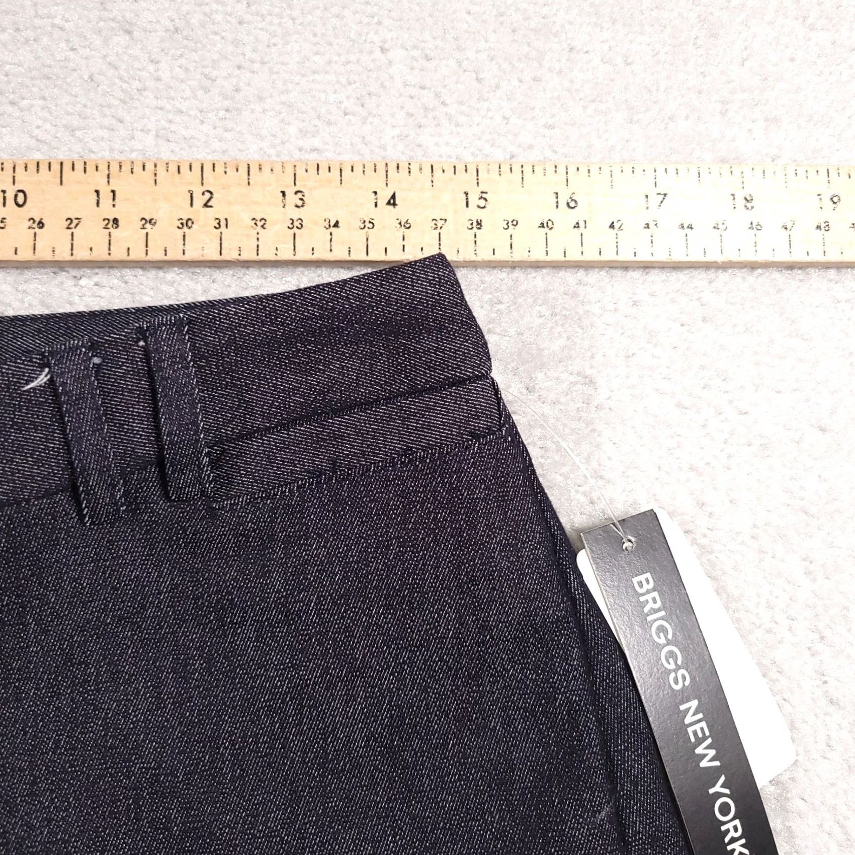 Vintage VINTAGE Briggs New York Dress Pants Women's 10 Blue Capri Mid Rise Pockets Size 32" / US 10 / IT 46 - 6 Thumbnail