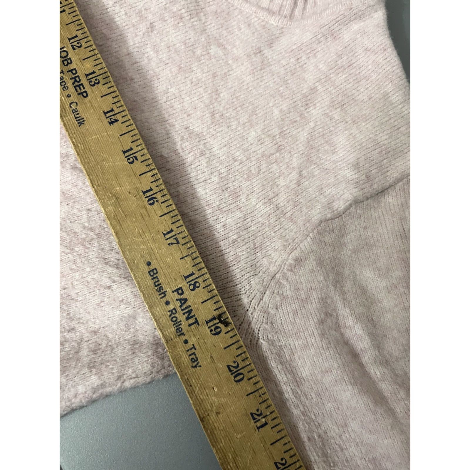 Loft Ann Taylor Loft Pink Long Sleeve Acrylic Blend Knit Crew Neck Sweater Size M Size M / US 6-8 / IT 42-44 - 5 Thumbnail