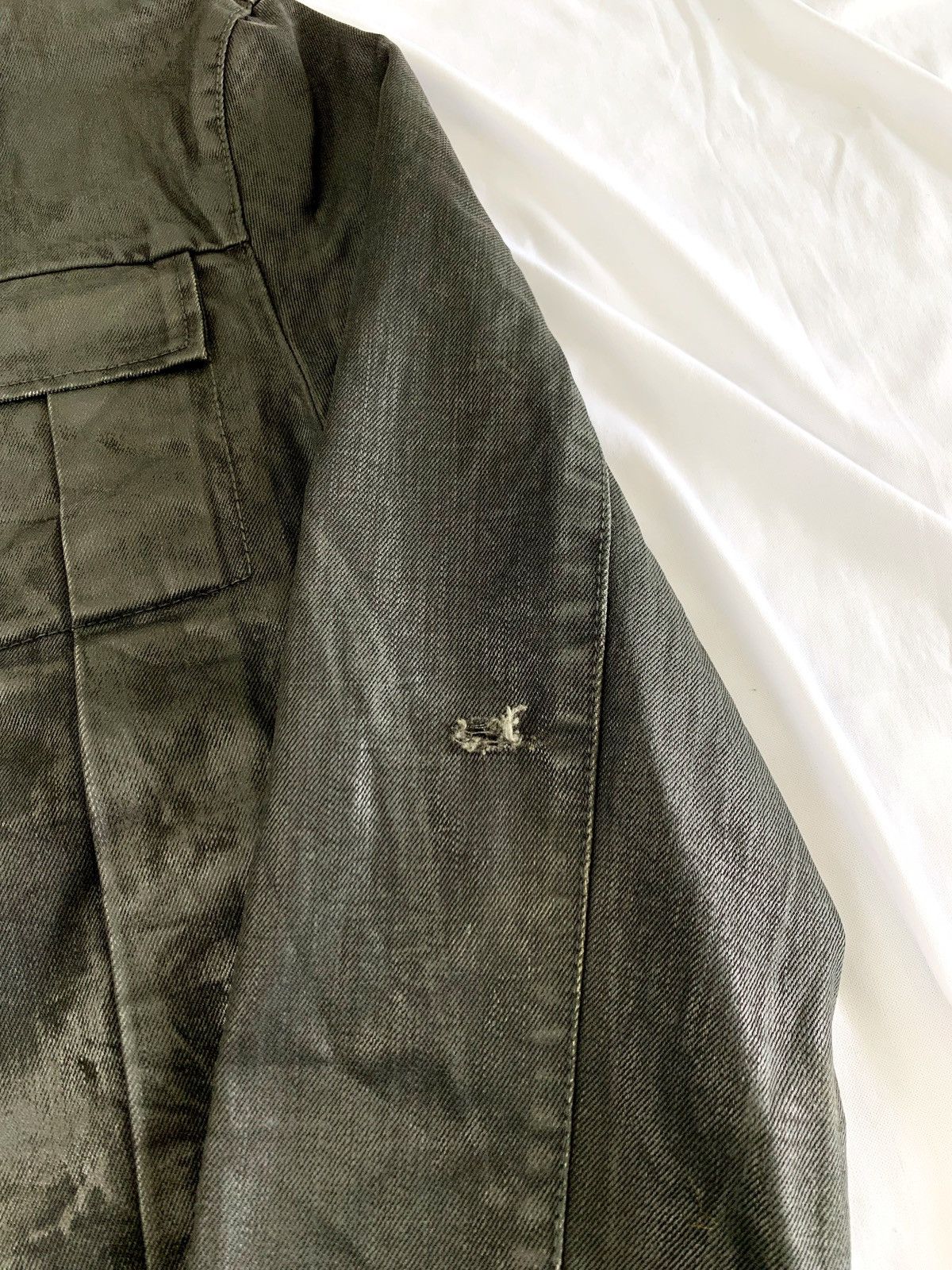 KMRii Black waxed jacket ifsx lgb style PWD Size US L / EU 52-54 / 3 - 10 Thumbnail
