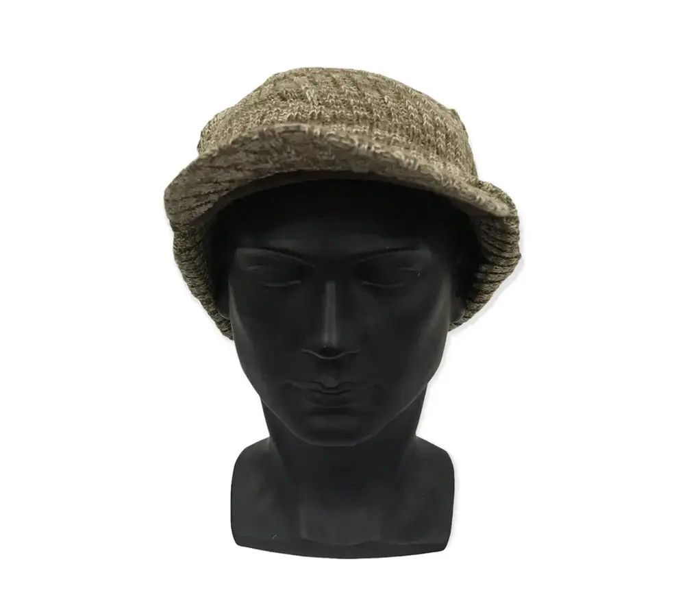 Vintage Japanese Brand Plain Beanie Hat Size ONE SIZE - 2 Thumbnail