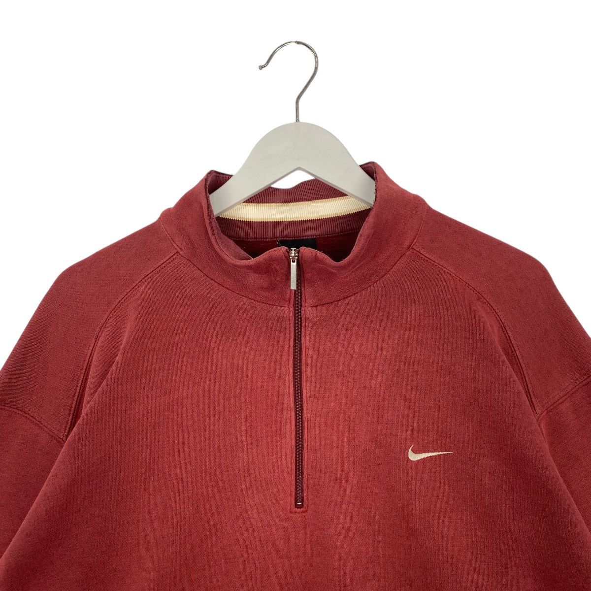 Other Vintage Nike Half Zipper Sweatshirt Red Logo Embroidery Sz L Size US L / EU 52-54 / 3 - 4 Thumbnail