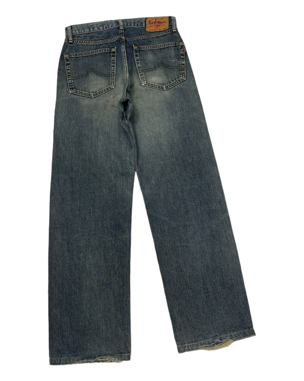 Japanese Brand VINTAGE JAPANESE BOBSON WIDE BAGGY JEANS Size US 29 - 5 Thumbnail