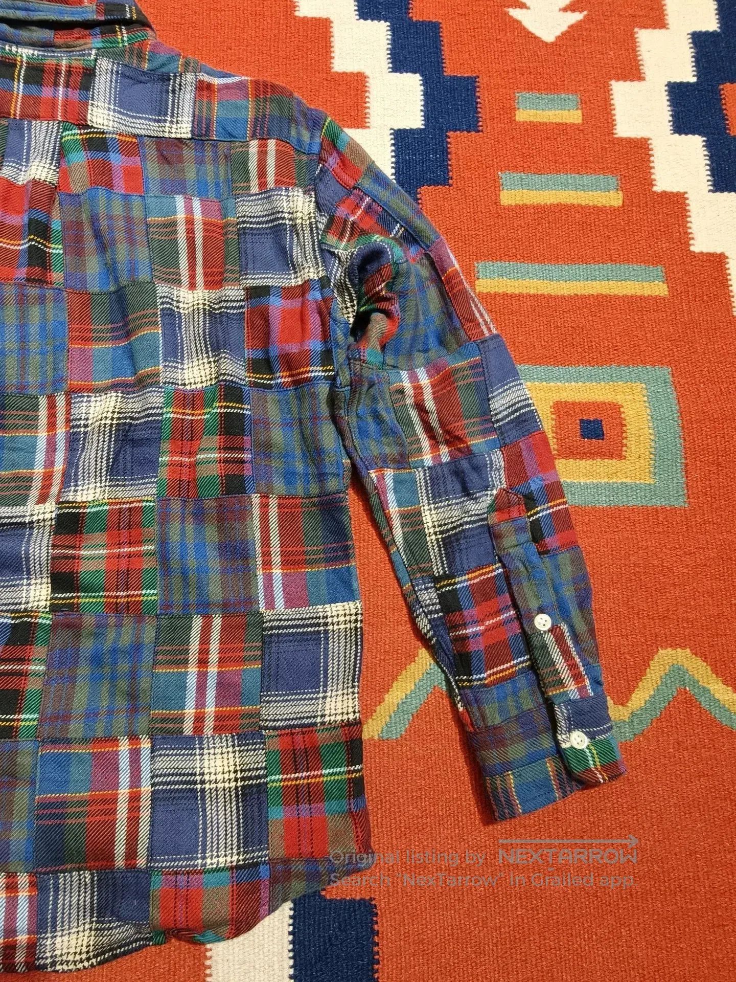 Polo Ralph Lauren Ralph Lauren Vintage Flannel Patchwork Shirt. Size M / US 6-8 / IT 42-44 - 4 Thumbnail