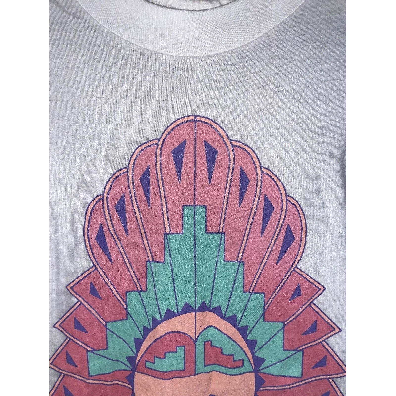 Hanes Vintage Arizona Shirt Native Western Graphic White L Tee Size US L / EU 52-54 / 3 - 3 Thumbnail