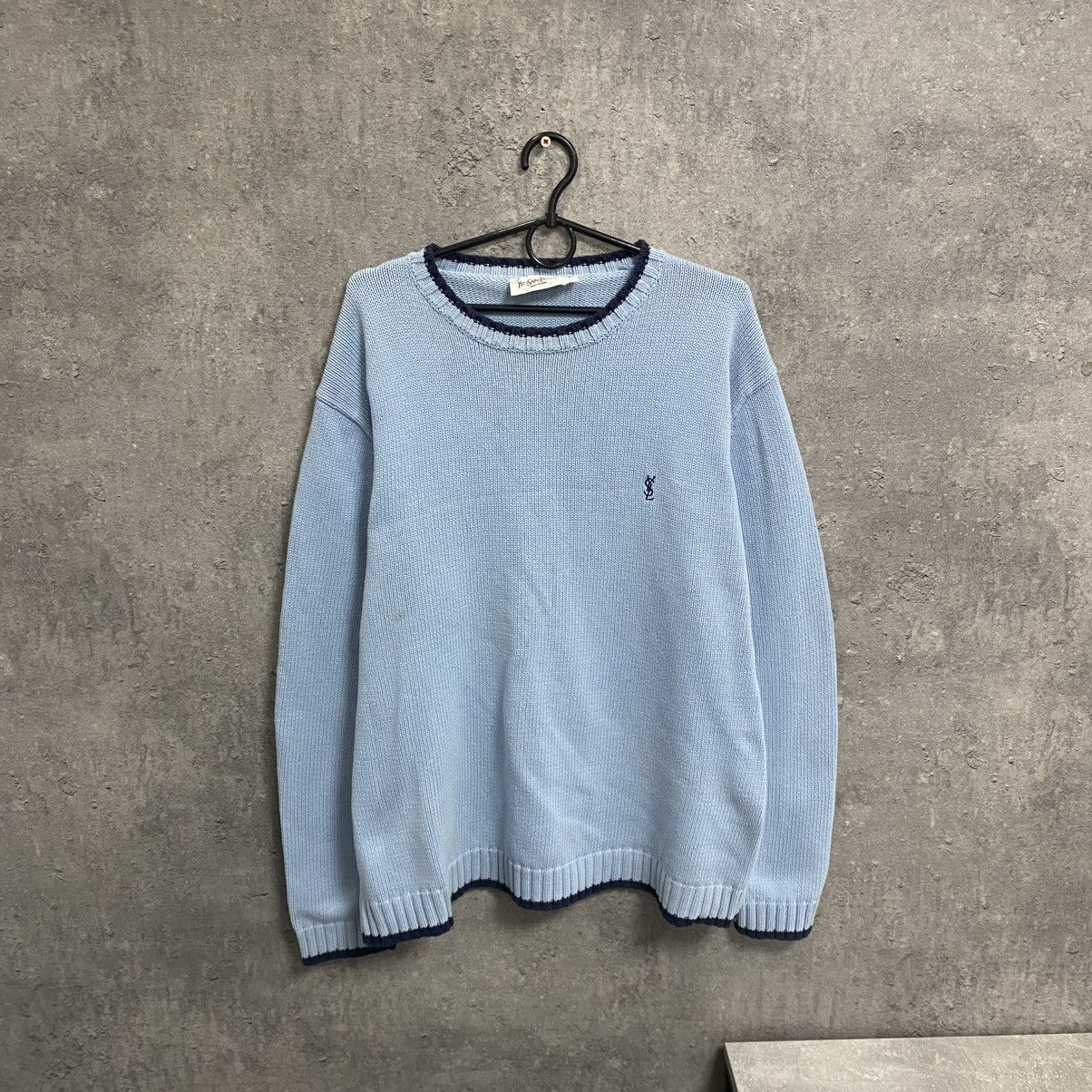 Yves Saint Laurent Vintage YSL Sweater Knit Yves Saint Laurent Heavy Sweater Size US L / EU 52-54 / 3 - 1 Thumbnail