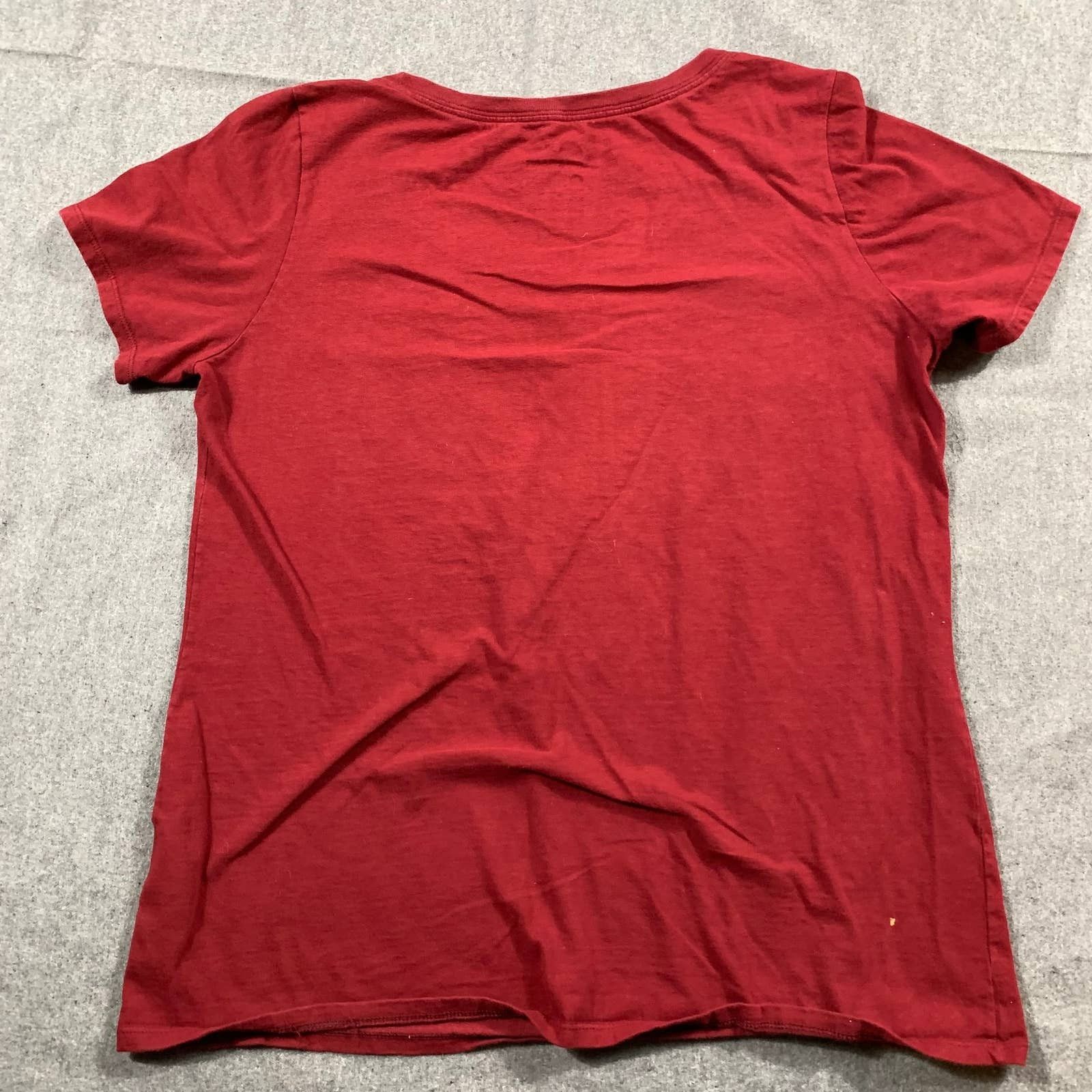 Nike Nike Shirt Women Large Red Outdoor Athletic Casual Size L / US 10 / IT 46 - 2 Thumbnail