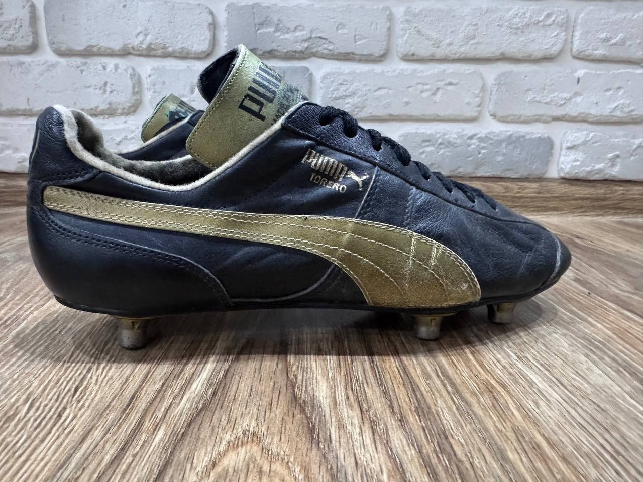 Puma Rare Puma TORERO Gold Maradona Football Boots West Germany Size US 7.5 / EU 40-41 - 11 Thumbnail