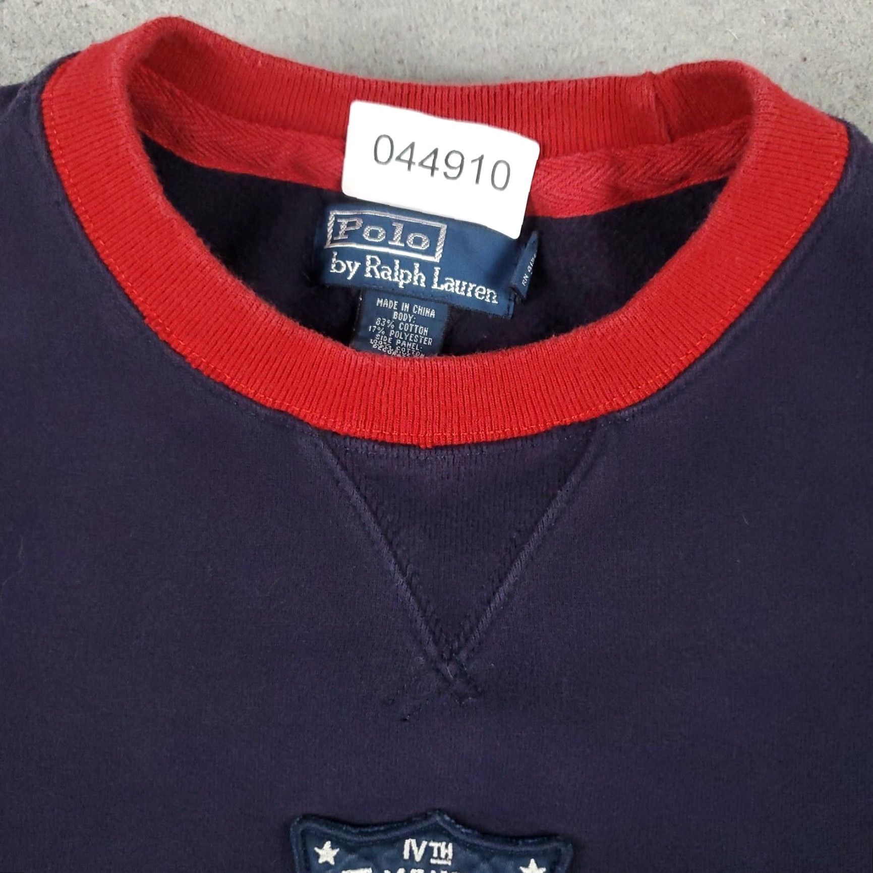 Ralph Lauren VINTAGE Ralph Lauren Pullover Sweater Mens Small Red Cotton Crew Neck Classic American Style Size US S / EU 44-46 / 1 - 3 Thumbnail
