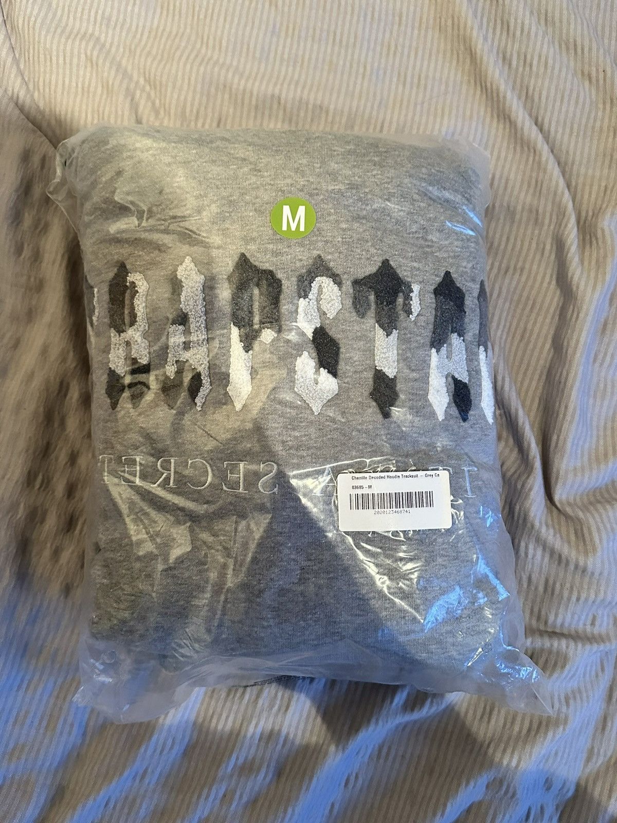 Trapstar London Trapstar Chenille Decoded Hoodie Tracksuit - Grey Camo Med Size US M / EU 48-50 / 2 - 1 Thumbnail