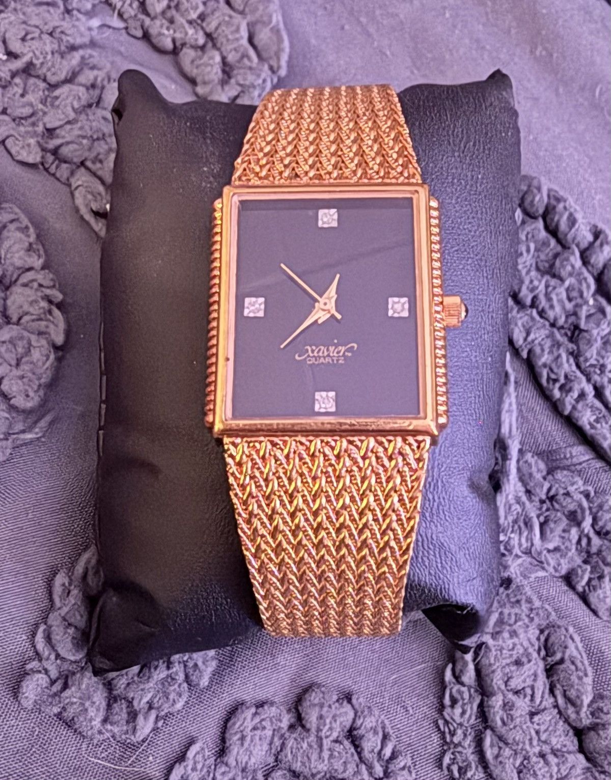 Xavier Xavier Diamond Gold plated Masterpiece Vintage watch Size ONE SIZE - 1 Thumbnail