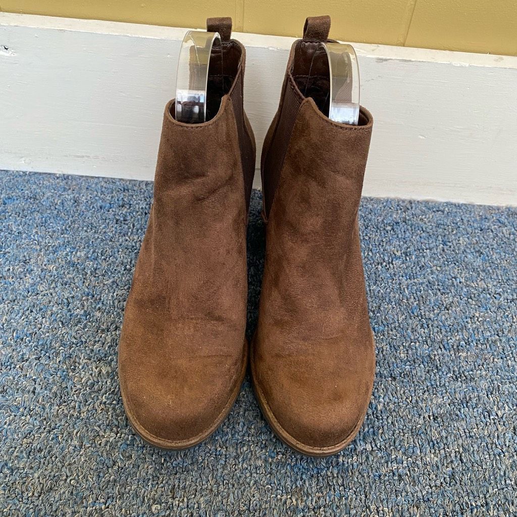 Other White Mountain women 6.5 pull on heeled ankle booties brown Size US 6.5 / IT 36.5 - 4 Thumbnail