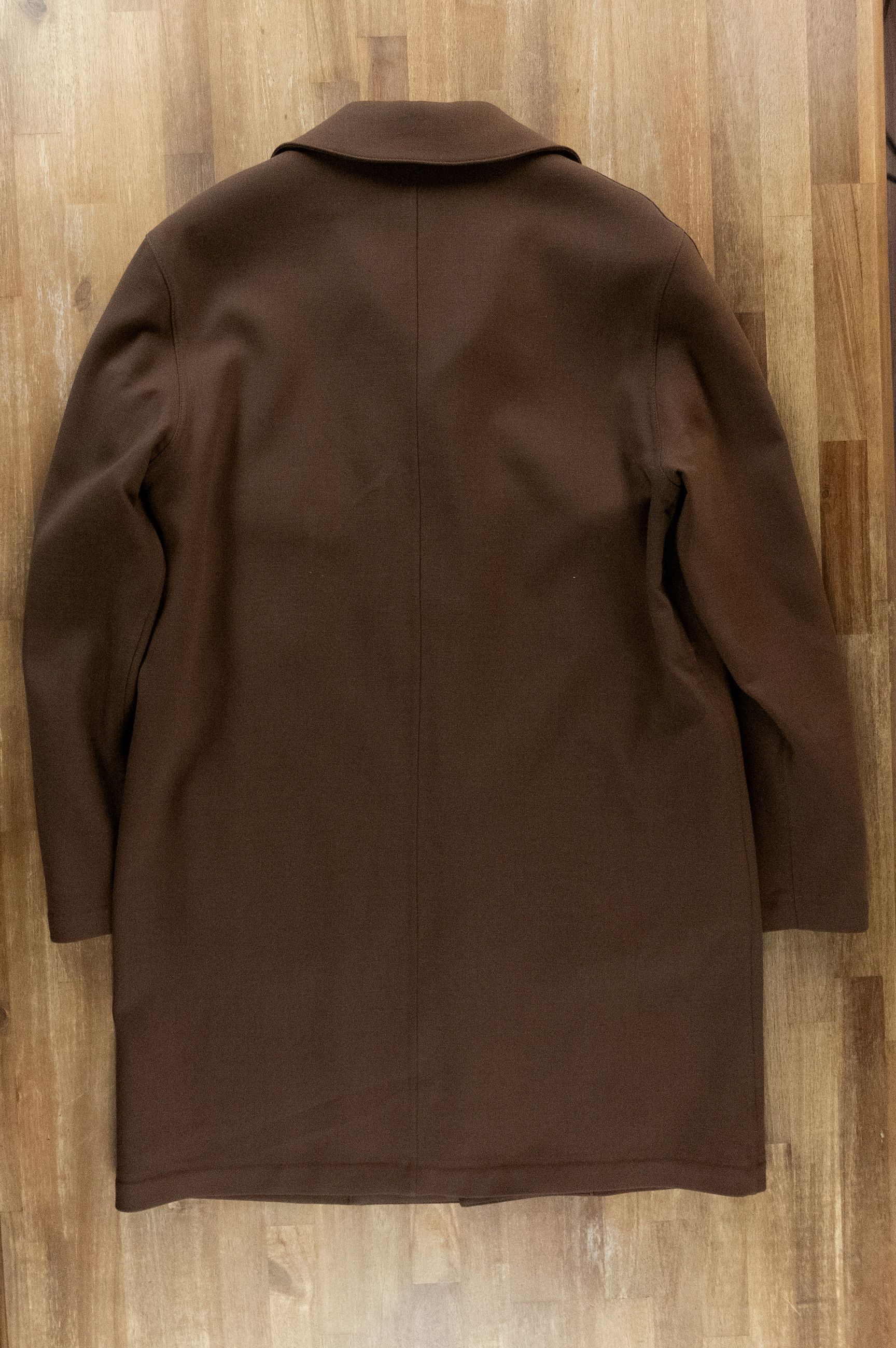 Lardini LARDINI easy wear brown wool overcoat Size 40 US / 50 IT Size US L / EU 52-54 / 3 - 11 Thumbnail