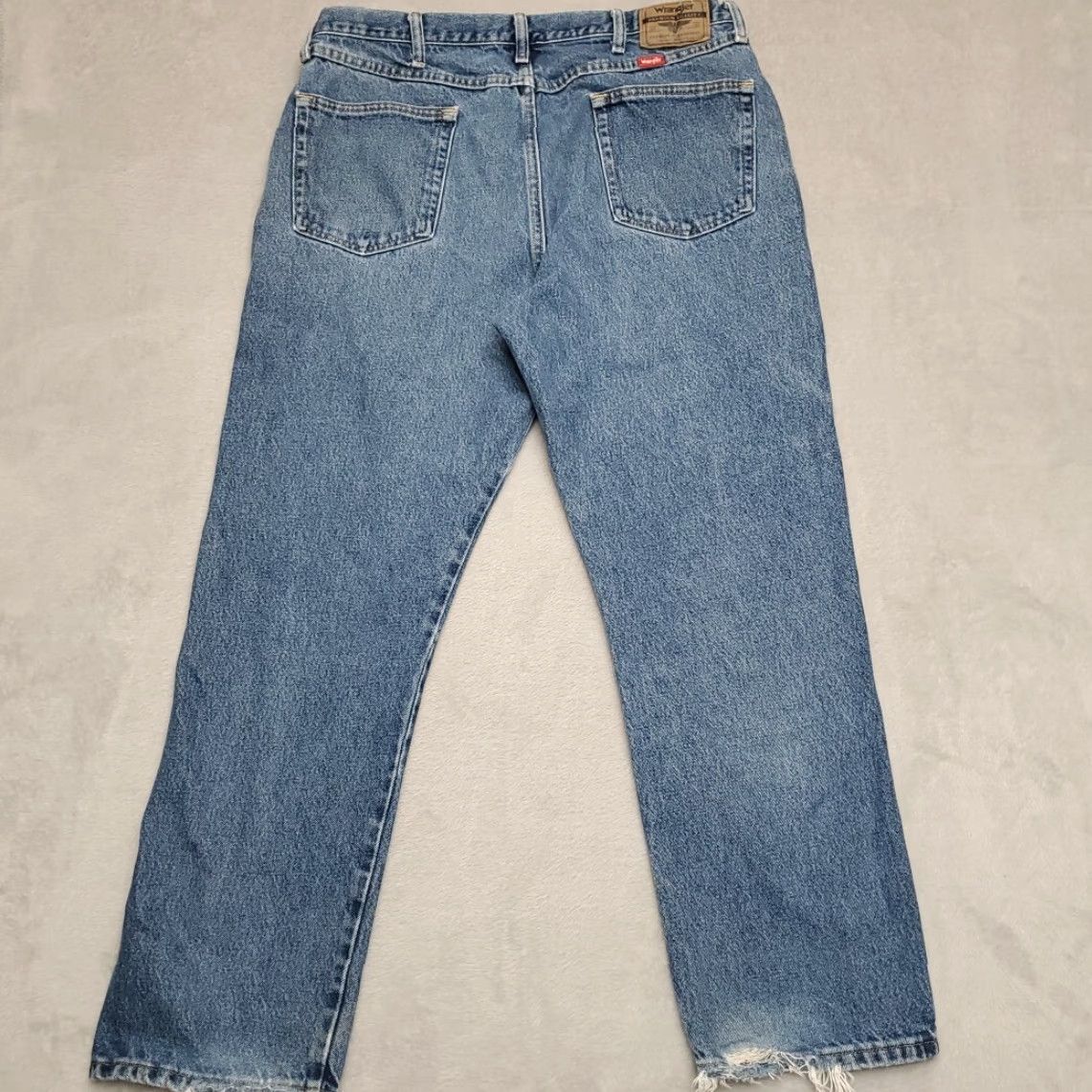Wrangler VINTAGE Wrangler Jeans Mens 38x30 Denim Premium Quality Regular Fit 100% Cotton Comfort Blue 5-Pocket Design Mens Regular Jeans USA 90s Size US 38 / EU 54 - 6 Thumbnail