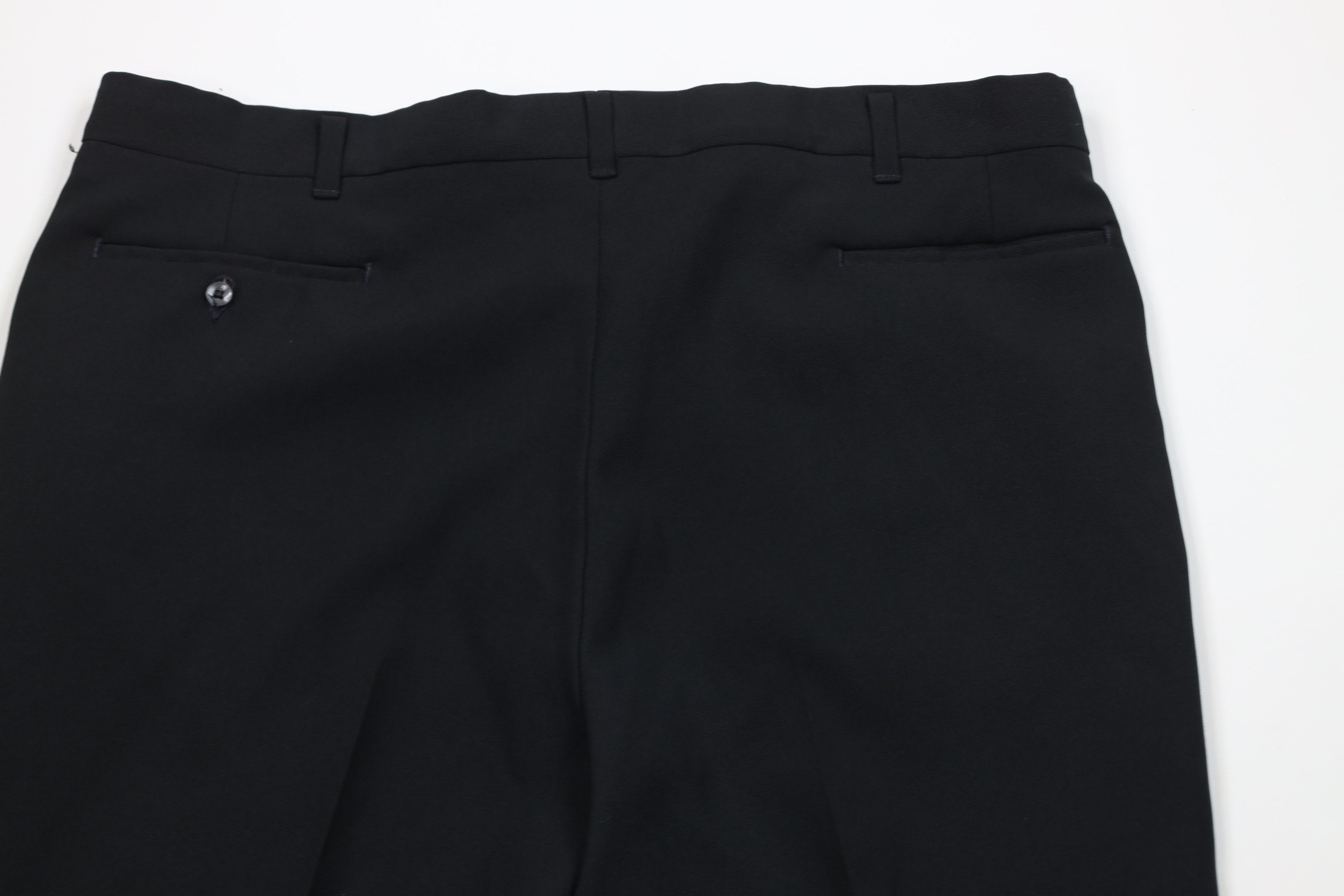 Vintage Vintage 70s Streetwear Flared Wide Leg Chino Pants Black USA Size US 38 / EU 54 - 10 Thumbnail