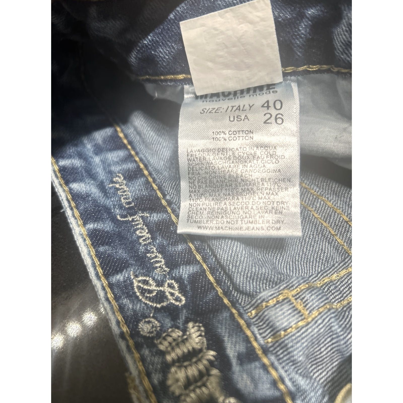 Toy Machine Machine Jeans Women's Blue Denim Ripped Distressed Casual Wear Boyfriend 29 in. Inseam 28 Zip Closure Regular Size 29 100% Cotton Denim Size 29" - 3 Thumbnail