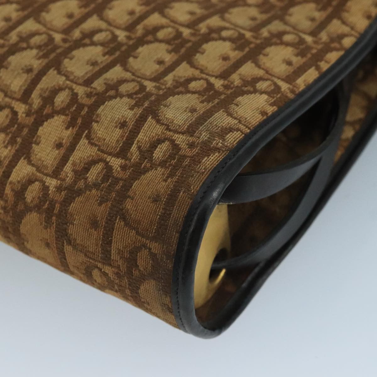 Dior DIOR Trotter Canvas Shoulder Bag Brown Size ONE SIZE - 12 Thumbnail