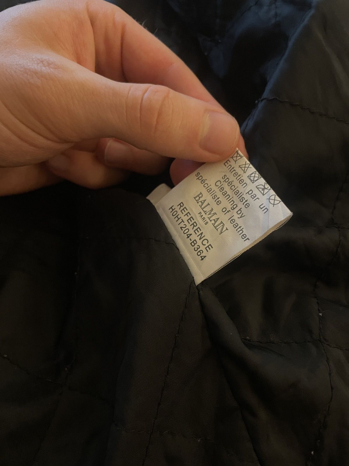 Balmain Decarnin balmain AW10 perfecto lamb leather Size US S / EU 44-46 / 1 - 6 Thumbnail