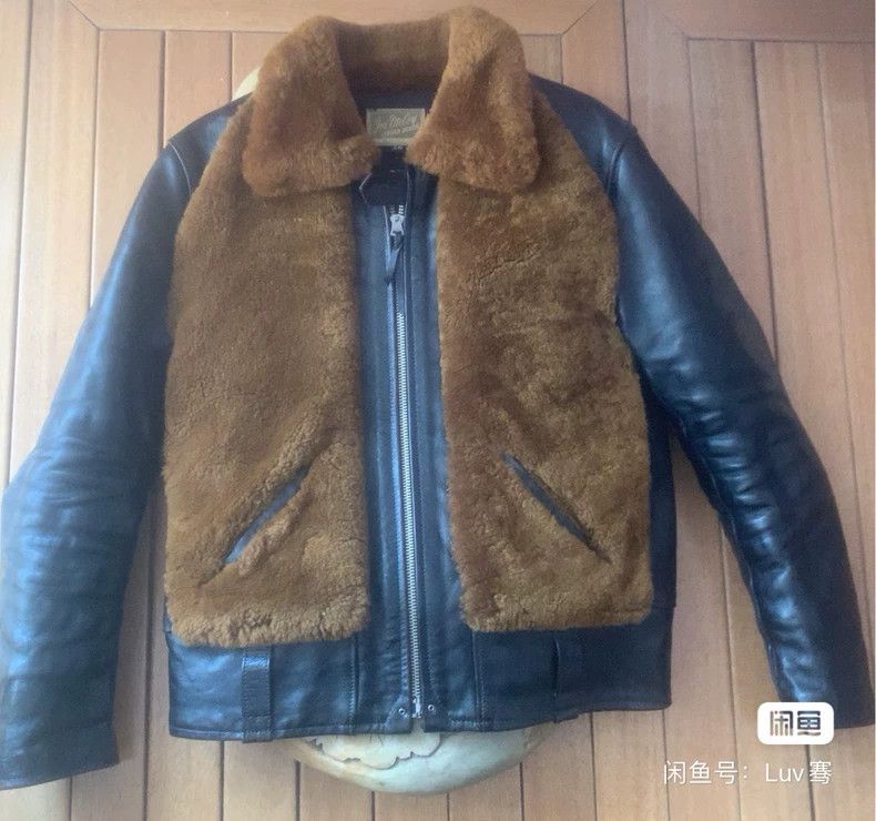 The Real McCoy's The Real McCoy Tea-Core Horsehide Brown Bear Jacket Size US M / EU 48-50 / 2 - 1 Thumbnail