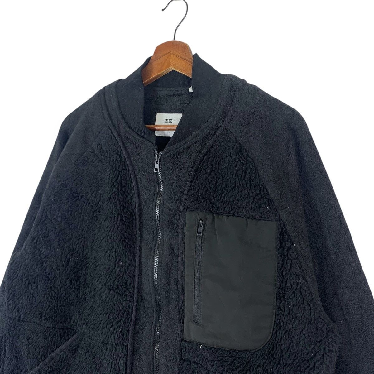Uniqlo × Vintage × White Mountaineering Vintage Uniqlo White Mountaineering Black Zipper Jacket Size US M / EU 48-50 / 2 - 4 Thumbnail