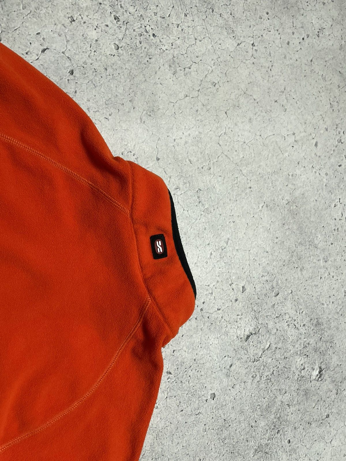 Nike × Vintage Vintage Fleece Jacket 1/2 Zip Pullover Nike Y2K Drill Swoosh Size US S / EU 44-46 / 1 - 14 Thumbnail