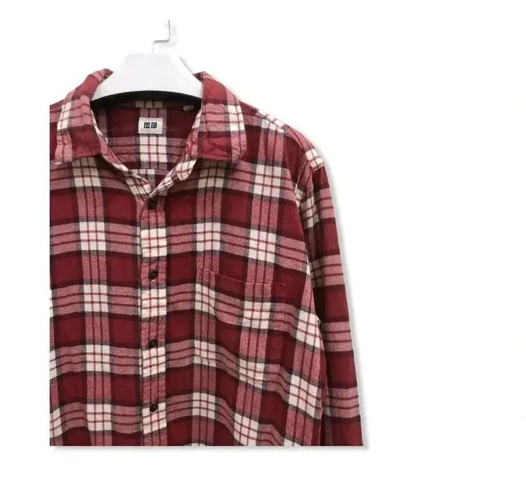 Japanese Brand Japanese Brand Uniqlo Plaid Tartan Flannel Shirt 👕 Size US L / EU 52-54 / 3 - 2 Thumbnail