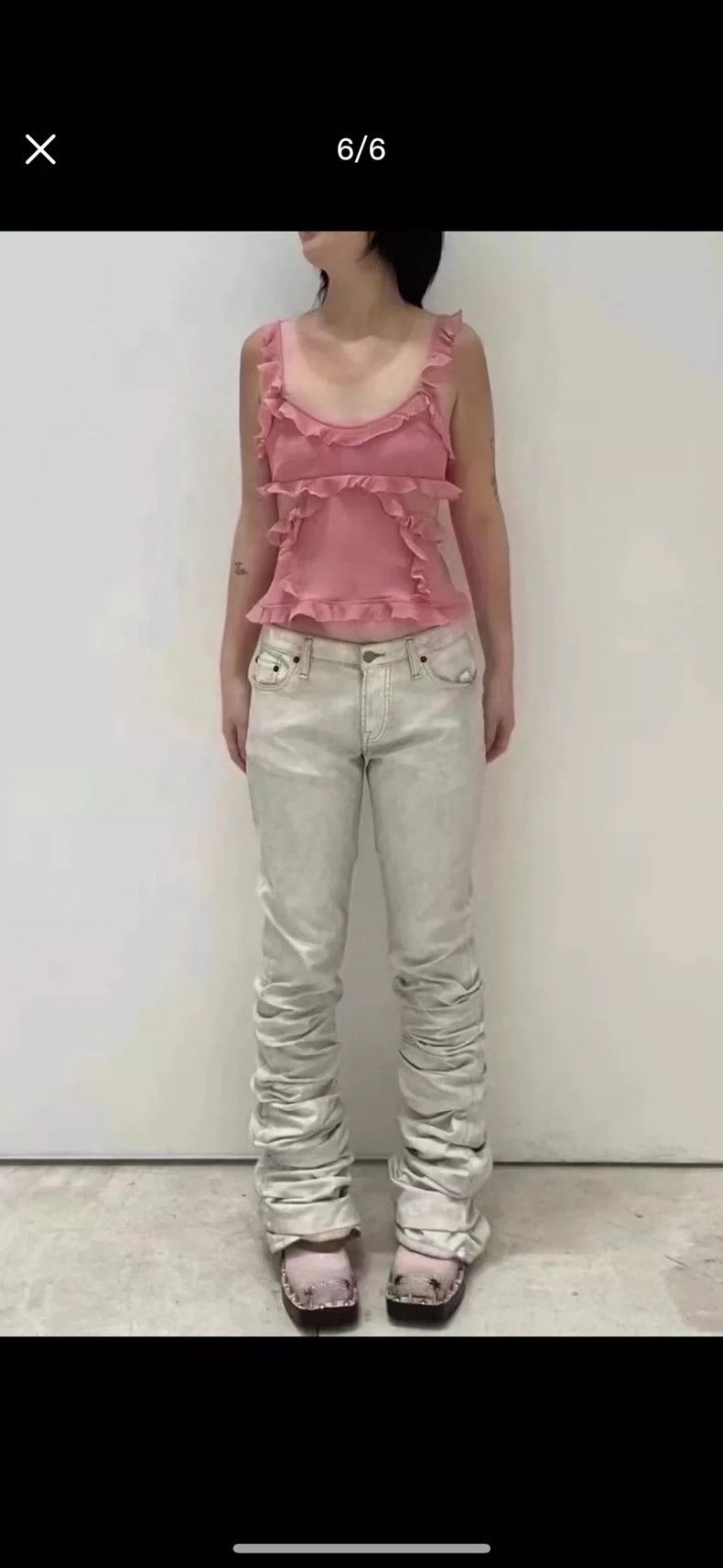 Acne Studios Acne Studios White pleated jeans Size US 36 / EU 52 - 1 Thumbnail