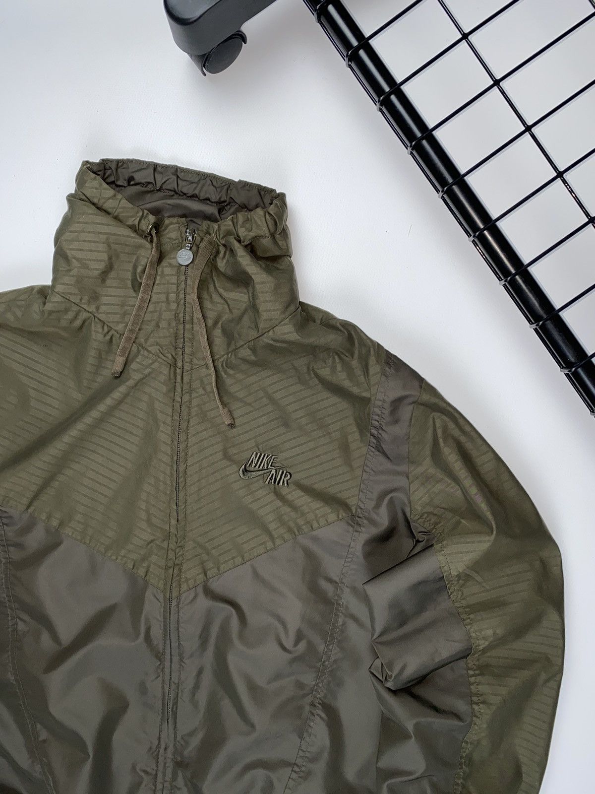 Nike 🚨 Nike vintage nylon run jacket man green Size US M / EU 48-50 / 2 - 3 Thumbnail