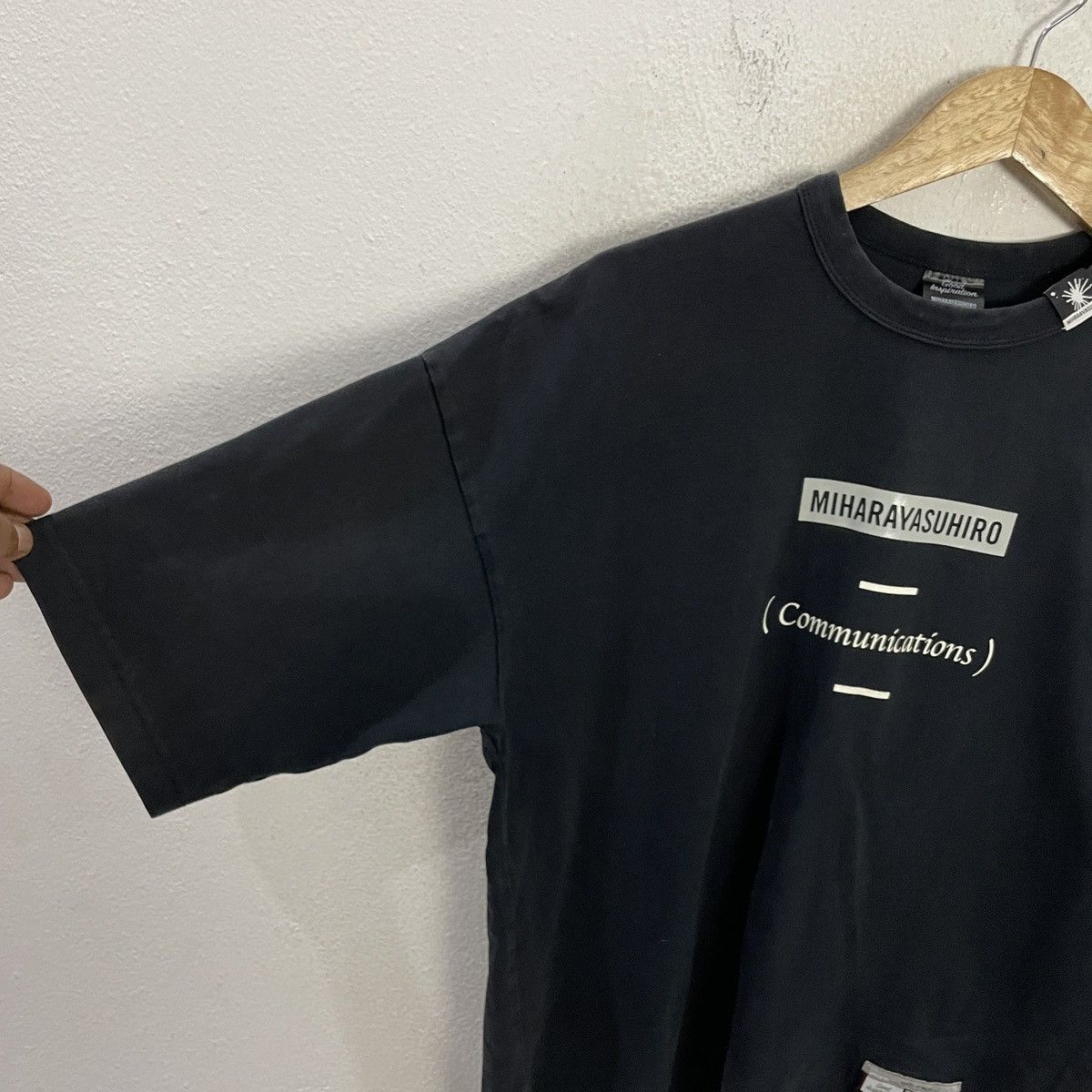 GU × Maison MIHARA YASUHIRO Vintage Maison MiharayaSuhiro X Gu Big Logo T-shirt Size US M / EU 48-50 / 2 - 2 Thumbnail