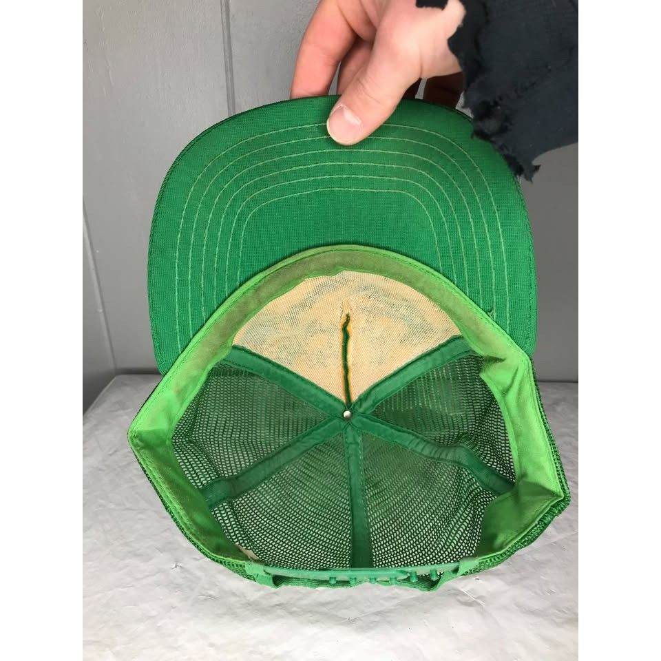 Vintage Vintage Office Bar Leaf Trucker Mesh rope snapback hat cap Size ONE SIZE - 5 Thumbnail