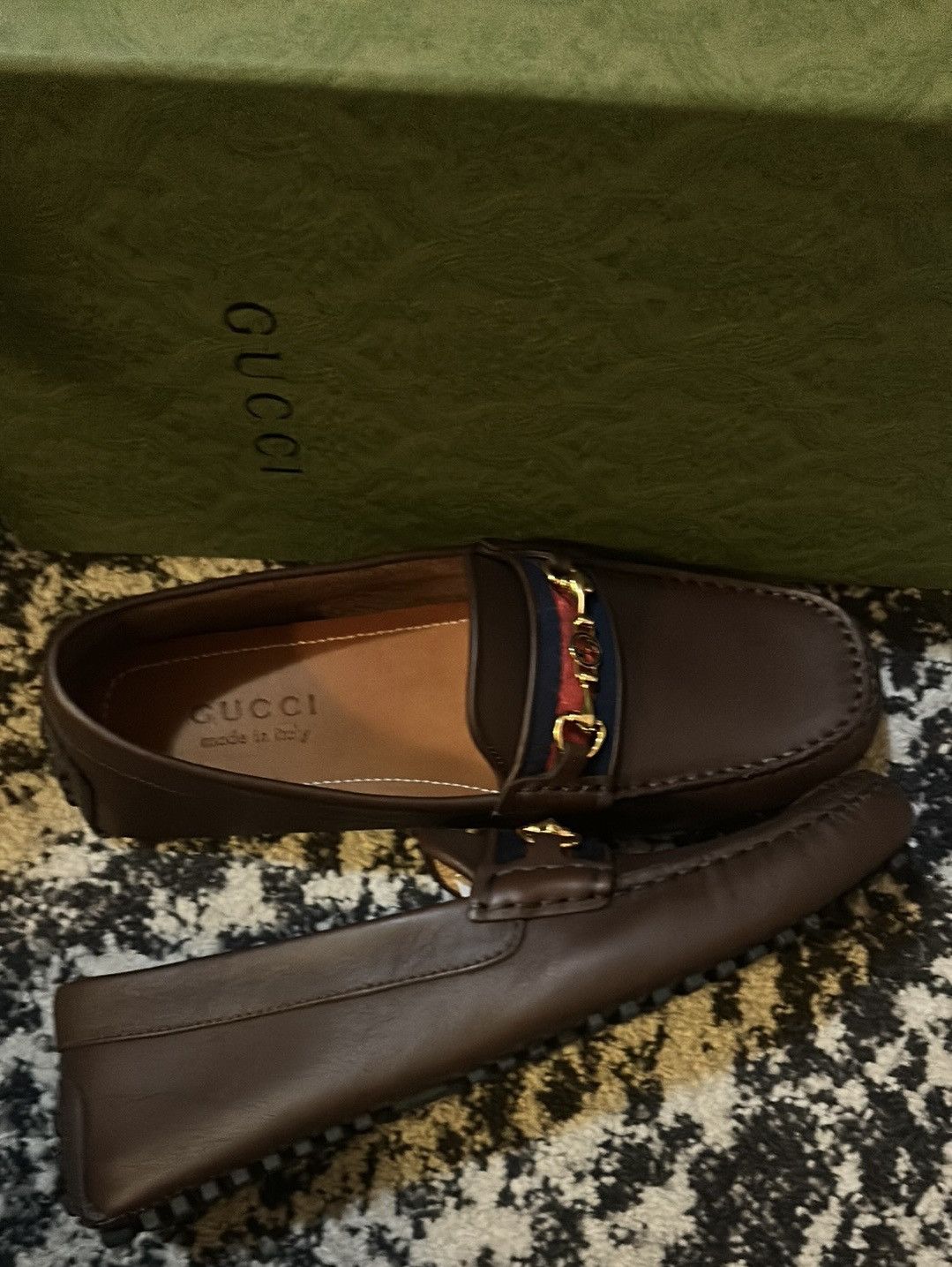 Gucci Gucci Horsebit Detail Leather Loafer Moccasin Leather Size US 6.5 / EU 39-40 - 6 Thumbnail