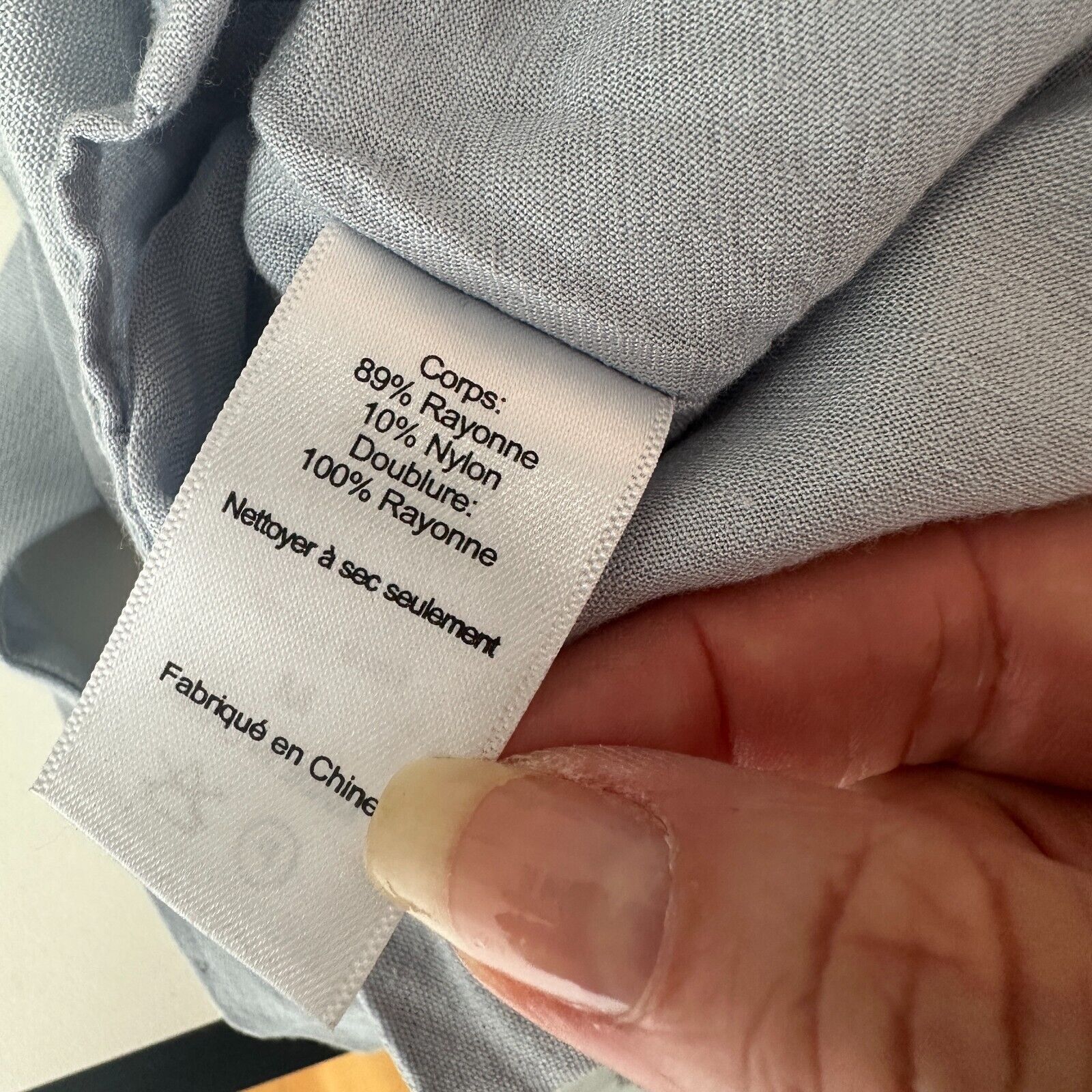 ASTR The Label ASTR The Label Light Blue Denim Linen Tie Front Midi Dress M Size M / US 6-8 / IT 42-44 - 10 Thumbnail