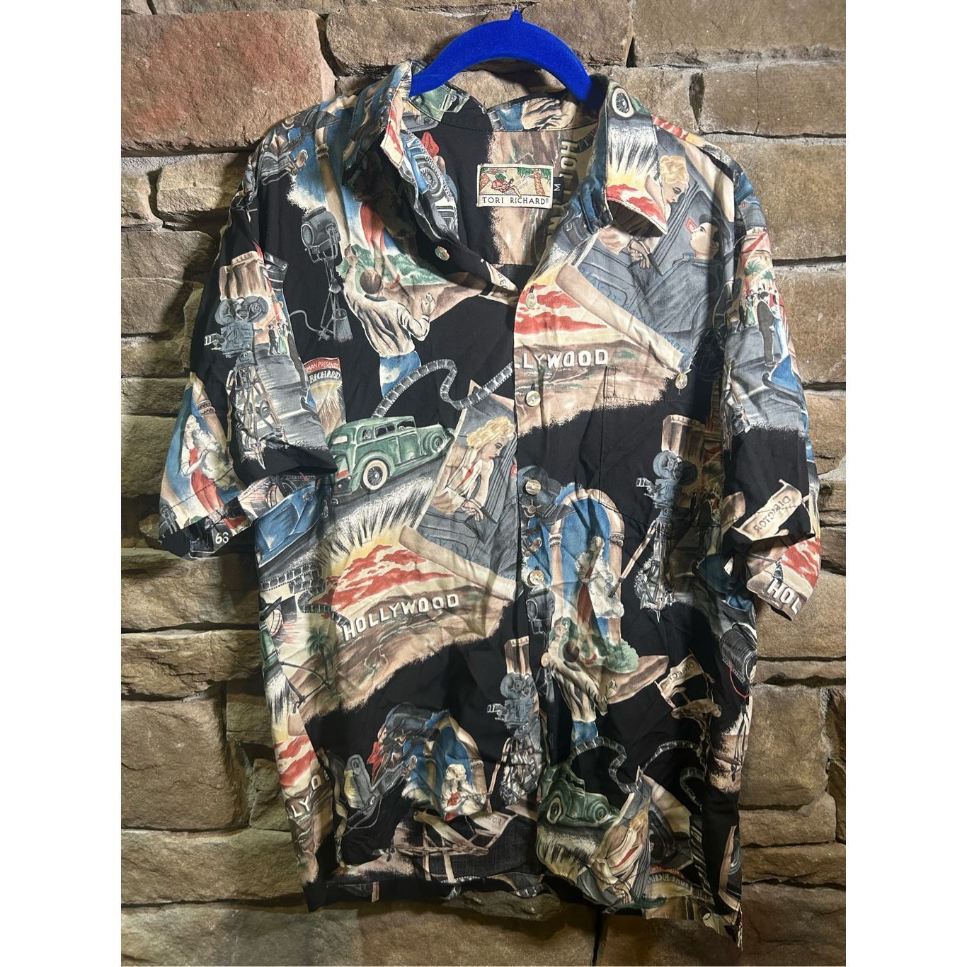 Tori Richard Tori Burch Retro Y2K Hollywood Hawaiian Shirt Polo Size US M / EU 48-50 / 2 - 1 Thumbnail