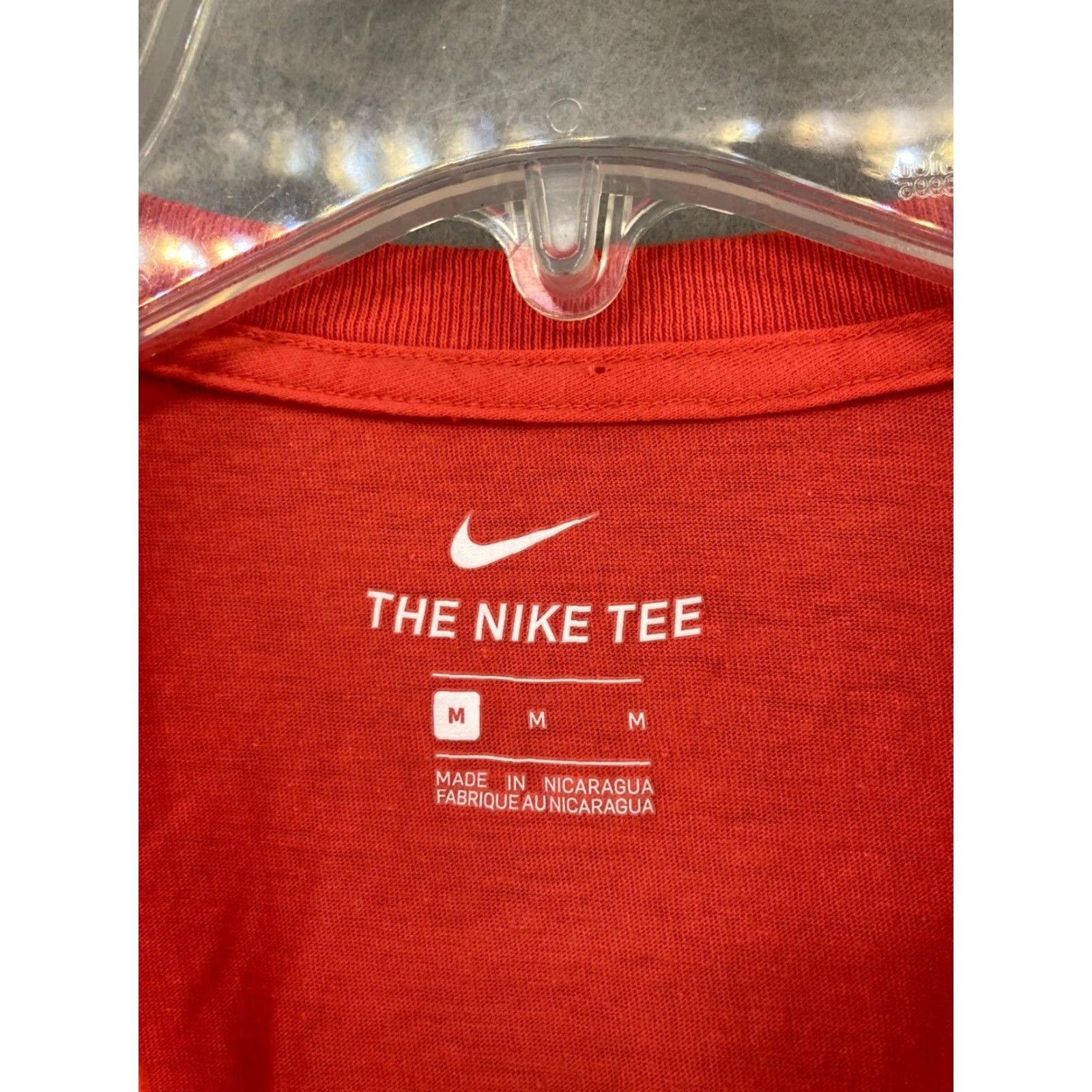 Nike Nike Men's Athletic T-Shirt Medium Red Swoosh Classic Sports Size US M / EU 48-50 / 2 - 5 Thumbnail