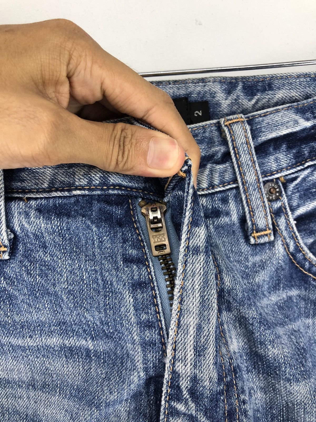JACKROSE Rare💥Jackrose Seditionaries Distressed Faded Blue Jeans Size US 30 / EU 46 - 8 Thumbnail