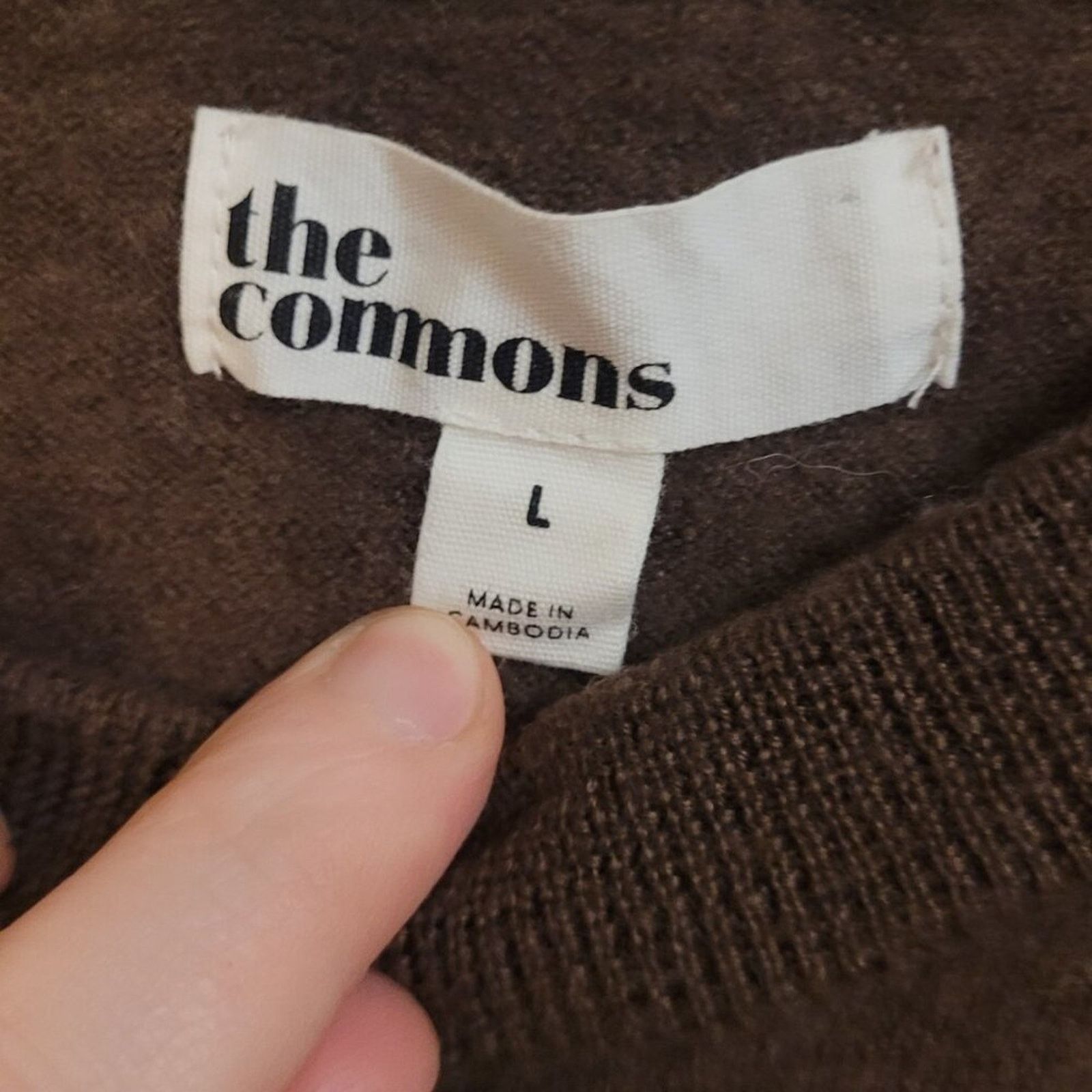 Common Projects The Commons Wool Sweater Brown - Size L (Runs Smaller) Size US L / EU 52-54 / 3 - 3 Thumbnail
