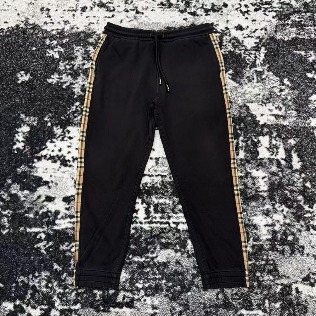 Burberry Burberry Classic Check Side Pocket Drawstring Track Pants L Size US 36 / EU 52 - 1 Thumbnail