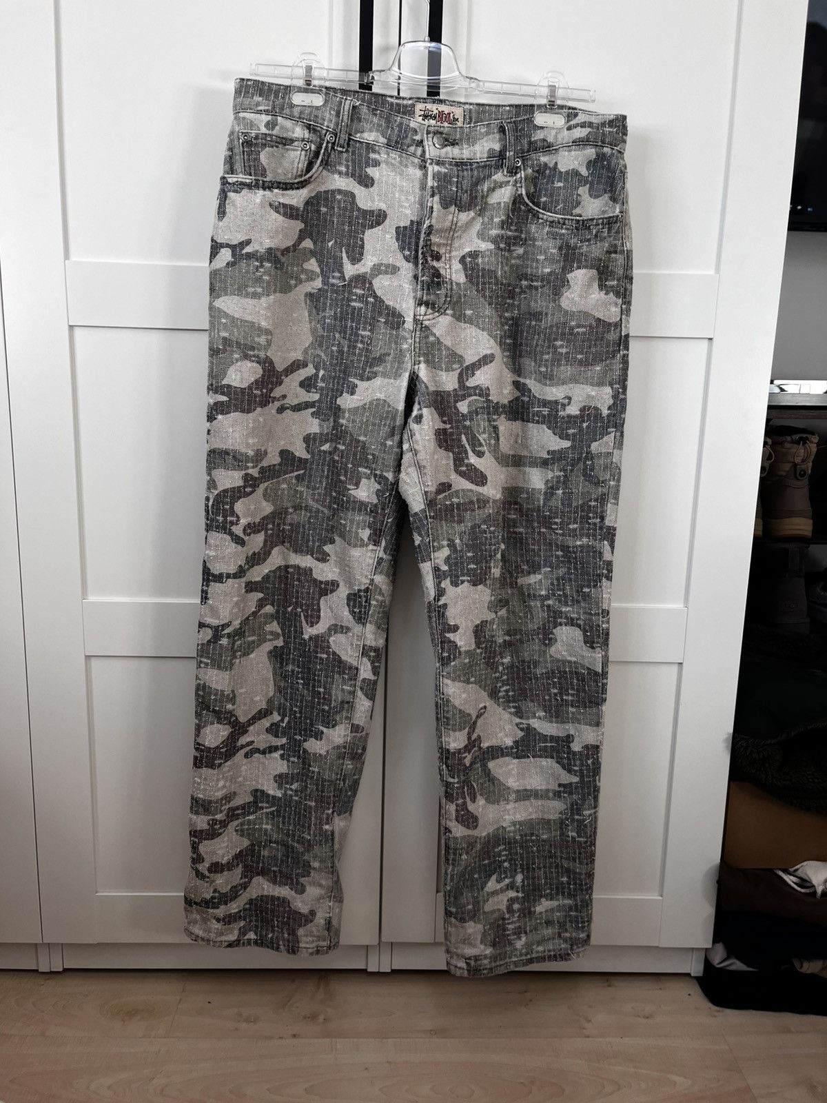 Stussy Stüssy Big Ol' Canvas Jean Needle Punch Pants | Grailed