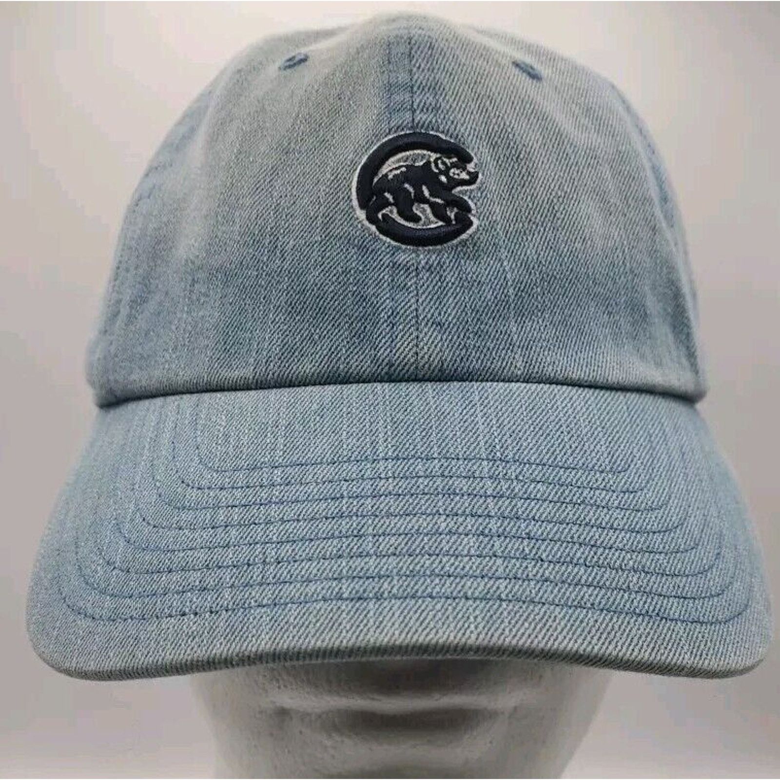 47 Brand Chicago Cubs Woman's Blue Jean '47 Brand Strapback Cap Hat Size ONE SIZE - 1 Thumbnail